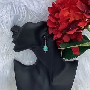 BOGO New Turquoise & Copper Hook Drop Southwestern Bohemian Earrings